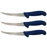 Cumpara ieftin Set trei cutite de filetat IdeallStore&reg;, Chef&#039;s Knife, otel inoxidabil, 30 cm, albastru