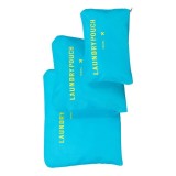 Huse de protectie pentru organizarea bagajelor, 3 bucati, Blue