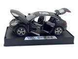Macheta metal replica Porsche Macan deschide usile, portbagaj si capota negru cu lumini si sunet