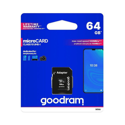 Card Goodram MicroSD C10 64GB foto