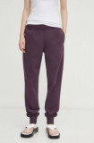 Cumpara ieftin G-Star Raw pantaloni de trening culoarea violet, neted