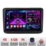 Navigatie Jeep Grand Cherokee 2014-2019 A-JGG 4+64 InCell Display 1K Android Waze USB Navigatie Internet Youtube Radio CarStore Technology