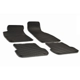 Cumpara ieftin Covorase Auto Cauciuc Umbrella pentru Audi A4 B7 (2005-2007) &amp; Seat Exeo (2009-) - Set Complet Fata Spate, Negru, Cod 43744