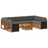vidaXL Seturi de canapele Lemn Solid de Acacia 3384853