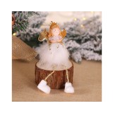 Ornament brad decoratiuni craciun model inger 19 x 10 cm