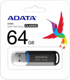 Usb flash drive adata 64gb c906 usb2.0 negru