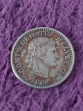 Moneda veche/vintage Switzerland 2008 20 Rappen,necuratata,nelustruita,originala