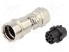Conector circular, mama, 8 pini, BULGIN - PXM6011/08S/CR/0709