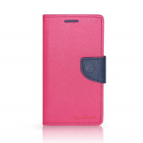 Husa SAMSUNG Galaxy S5 Mini - Fancy Diary (Roz), Piele Ecologica, Mercury