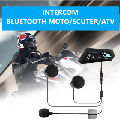 Intercom Bluetooth Handsfree Moto/Scuter/ATV foto