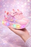 Cumpara ieftin Adidasi pentru fetite, roz cu luminite LED (Marime Disponibila: Marimea 29)