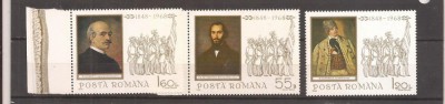 Romania - 1968 - 120 ani Revolutia de la 1848, serie nestampilata foto