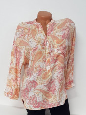 Bluza dama-Zara , S, Alb &amp;amp; Imprimeu foto