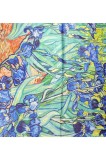 Esarfa patrata I dama, Dacali, verde forest, 70x70 cm