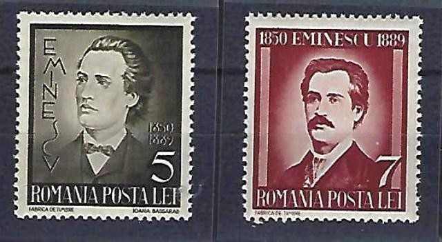 Romania 1939 - Lp 130 - 50 de ani de la moartea lui Mihai Eminescu - bloc de 4 - MNH***