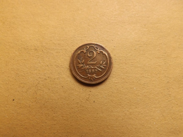 Austria 2 Heller 1897