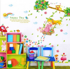 Sticker decorativ, Happy day 110 cm, 145STK foto