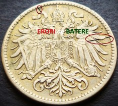 Moneda istorica 10 HELLER- AUSTRIA/ AUSTRO-UNGARIA, anul 1916 *cod 3458 A ERORI