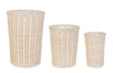 Cumpara ieftin Set 3 cosuri ratan natur Randy 35x24 cm, 41x32 cm, 55x39 cm