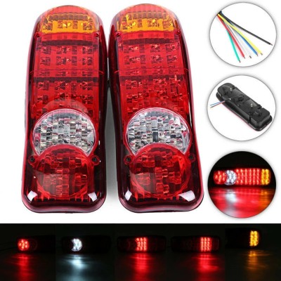 Set 2 lampi led pentru remorca/camion, 12v-24v foto