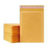 Plic antisoc cu bule d14 &acirc; 200 x 280 + 40 mm, fara logo, maro, 16.9g, hartie kraft, autoadeziv