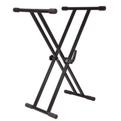 Stativ pentru orga, maxim 75 kg, Negru foto