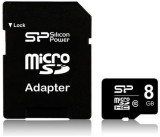 Card de memorie Silicon Power microSDHC, 8 GB, Clasa 10 + Adaptor