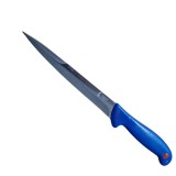 Cumpara ieftin Cutit macelar pentru injunghiere porc, albastru 37 cm, lama dreapta 23 cm cu 2 taisuri, 3 mm, 145 g, otel inoxidabil