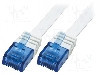 Cablu patch cord, Cat 6, lungime 0.5m, U/UTP, LOGILINK - CF2021U