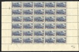 FRANTA ORASUL CARCASSONNE 1941 SUPRATIPAR BLOC DE 30 buc. MNH, Nestampilat