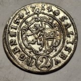Austria Episcopia de Salzburg 2 kreuzer 1714 argint Franz Anton von Harrach