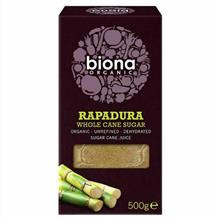 Zahar Brun Rapadura Bio 500 grame Biona Cod: 5032722303416 foto