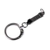 Cumpara ieftin Baza breloc negru cu carabina si inel rotund pentru chei, accesorii handmade, genti si portofele, 6.5 cm
