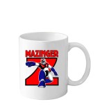 Cana din ceramica haioasa desene animate vechi, 330 ml, alba, tematica Mazinger Z