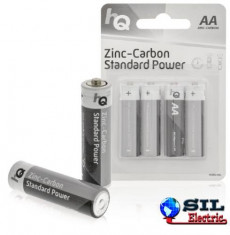 Baterii AA zinc-carbon 4 buc/blister HQ foto