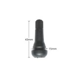 Set 100 valve roata tubeless EPDM cu insertie alama 43mm TR413