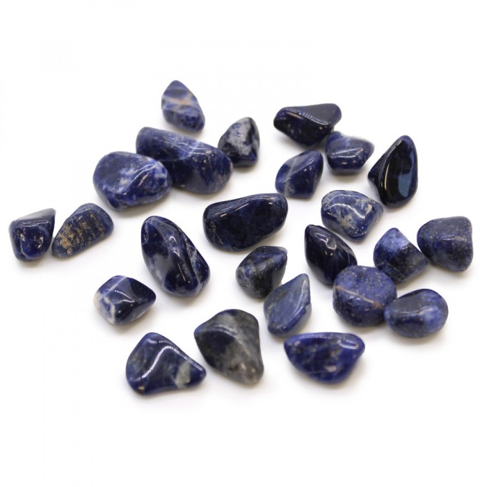 Sodalit piatra rulata 1 - 3 cm - incredere in sine si exprimare