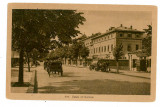 386 - GALATI, Centrul, caruta si trasuri - old postcard, CENSOR - used - 1918