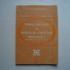 Teoria educatiei si notiuni de cercetare pedagogica - Ioan Nicola, D. Farcas