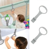M&acirc;nere Ajutătoare Tarc/Pătut Pliabil Honey Baby, Gri, Set 2 Bucăți, Plastic, Ergonomice, Sprijin Bebe