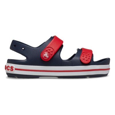 Sandale Crocs Crocband Cruiser Sandal Kids Albastru - Navy/Varsity Red foto