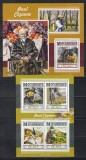 Mozambic 2015 - Picturi de Paul C&eacute;zanne, Colita+ Bloc, MNH