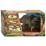 Figurina Spinosaurus 2 in 1 dinozaur si fosila
