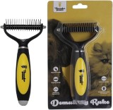 Pieptan ergonomic pentru animale, negru