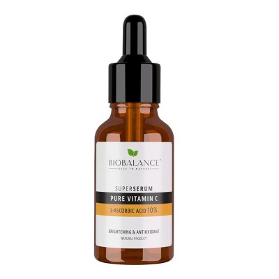 Pure Vitamin C, Acid L-Ascorbic 10% Super Serum 30 mililitri BioBalance foto