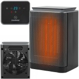 Aeroterma ceramica verticala Kaminer Lumni 1500W cu termostat si LED