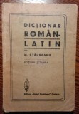 M. Staureanu - Dictionar Roman-Latin - Editiune scolara [1924]