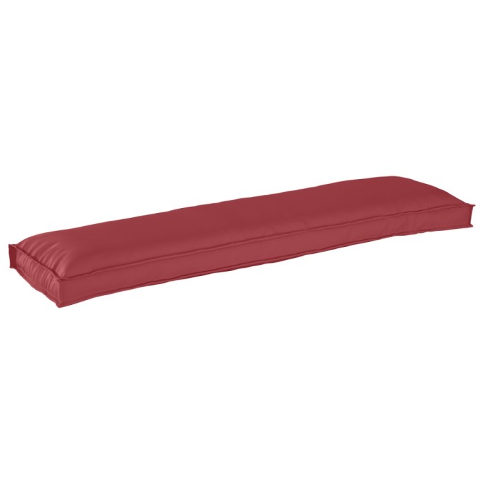 vidaXL Pernă pentru bancă din paleți Roșu Vin 150 x 40 x 8 cm 42001664