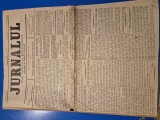 Ziarul jurnalul 18 octombrie 1895-ziar cu aparitie zilnica , roman,braila,iasi