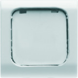 Placa pentru buton - 22X22mm - WITH LABEL - WHITE - CHORUS